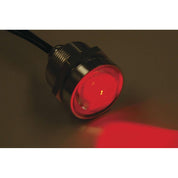 Letric Lighting Royal Flush Mount G2 LED 3-Wire, 1", Polished/Red/Amber