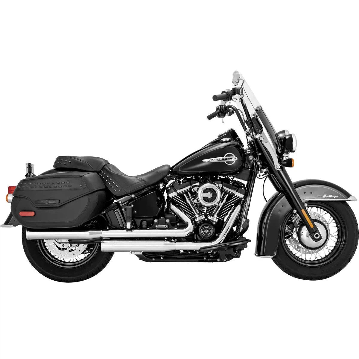 Vance & Hines 16716 Chrome Eliminator 300 Slip On Mufflers for 18-19 Softail