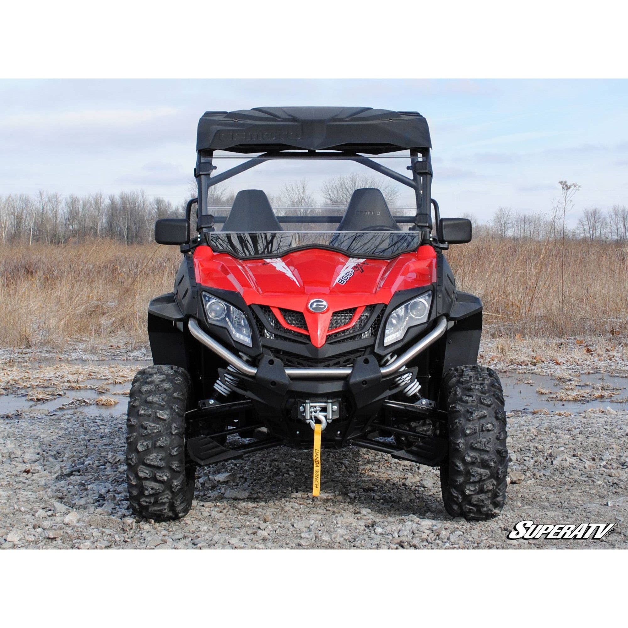 SuperATV CFMOTO ZForce 500 Scratch-Resistant Full Windshield WS-CF-ZF800EX-70