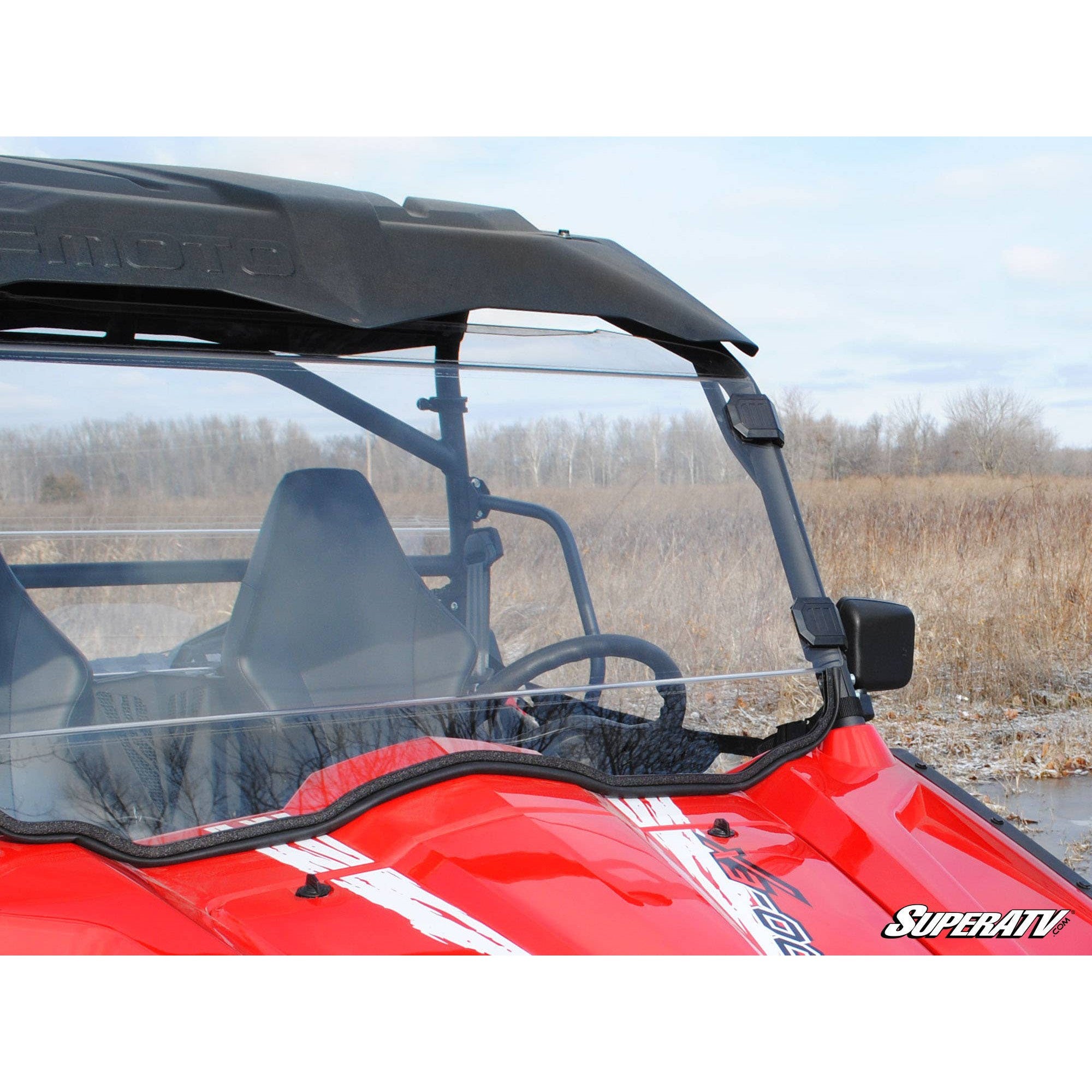 SuperATV CFMOTO ZForce 500 Scratch-Resistant Full Windshield WS-CF-ZF800EX-70