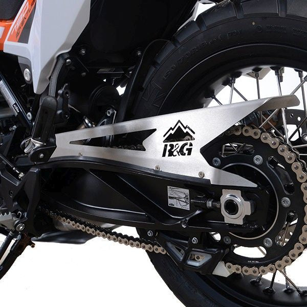 R&G Racing Stainless Steel Chain Guard For 2022-2024 Husqvarna Norden 901