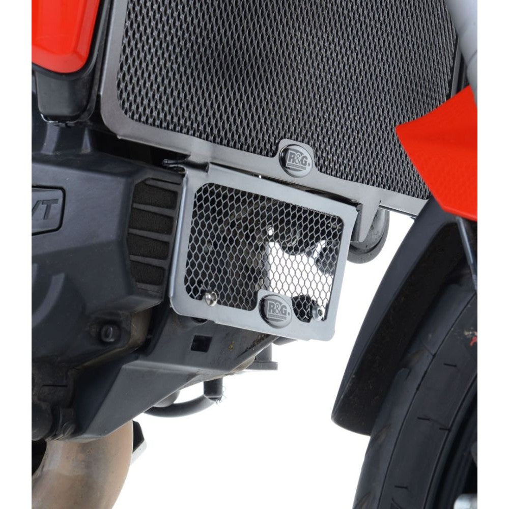 R&G Racing Black Front Cylinder Head Guard For 2015-2017 Ducati Multistrada 1200