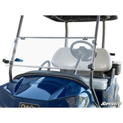 SuperATV Corsa Blue Club Car Tempo Flip Down Windshield FDWS-CC-TEM-70