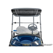 SuperATV Corsa Blue Club Car Tempo Flip Down Windshield FDWS-CC-TEM-70