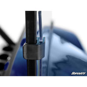 SuperATV Corsa Blue Club Car Tempo Flip Down Windshield FDWS-CC-TEM-70