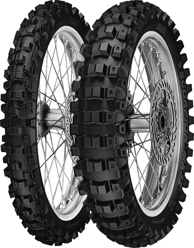 Pirelli 110/90-19 Scorpion MX 32 Mid Hard Off-Road NHS 62M Rear Tire 3842700
