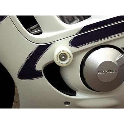 R&G Racing White Classic Style Crash Protectors For 1995-1998 Honda CBR600F3