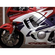 R&G Racing White Classic Style Crash Protectors For 1995-1998 Honda CBR600F3