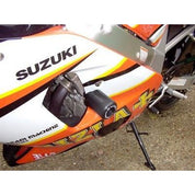 R&G Racing White Classic Style Crash Protectors For 2001-2003 Suzuki GSXR600