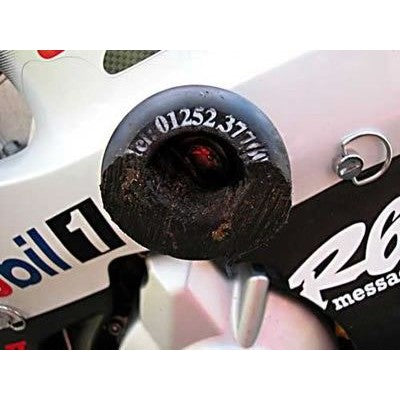 R&G Racing White Classic Style Crash Protectors For 1999-2002 Yamaha YZF R6