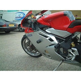 Protectores antichoque R&G Racing de estilo clásico negro para MV Agusta F4 1000R 2006-2008