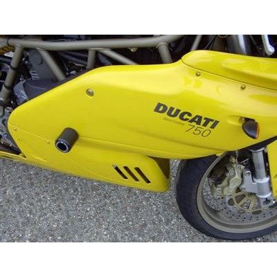 R&G Racing Black Classic Style Crash Protectors For 1999-2000 Ducati 750 SS Full Fairing