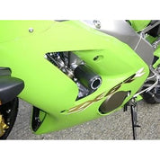 R&G Racing White Classic Style Crash Protectors For 2003-2004 Kawasaki Ninja ZX6R ZX636C