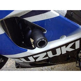 Protectores antichoque de estilo clásico blanco R&G Racing para Suzuki GSXR1000 2003-2004