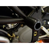Protectores antichoque R&G Racing de estilo clásico en negro para Honda CB250 Hornet (2001-2006)