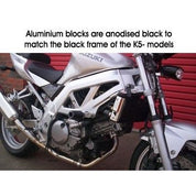 R&G Racing Black Classic Style Crash Protectors For 2005-2012 Suzuki SV650 Bikini