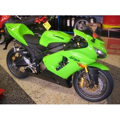 R&G Racing Black Classic Style Crash Protectors For 2005-2006 Kawasaki Ninja ZX6R ZX636C