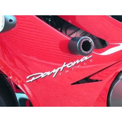 R&G Racing White Classic Style Crash Protectors For 2012-2011 Triumph Daytona 675