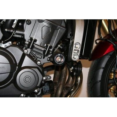 R&G Racing Black Classic Style Crash Protectors For 2007-2024 Honda CB600F 599 Hornet