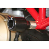 R&G Racing Black Classic Style Crash Protectors For 2008-2009 Ducati Hypermotard 1100