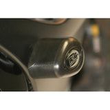 Bobinas de protección contra impactos estilo aerodinámico negro R&G Racing para Suzuki GSXR1000 2005-2006