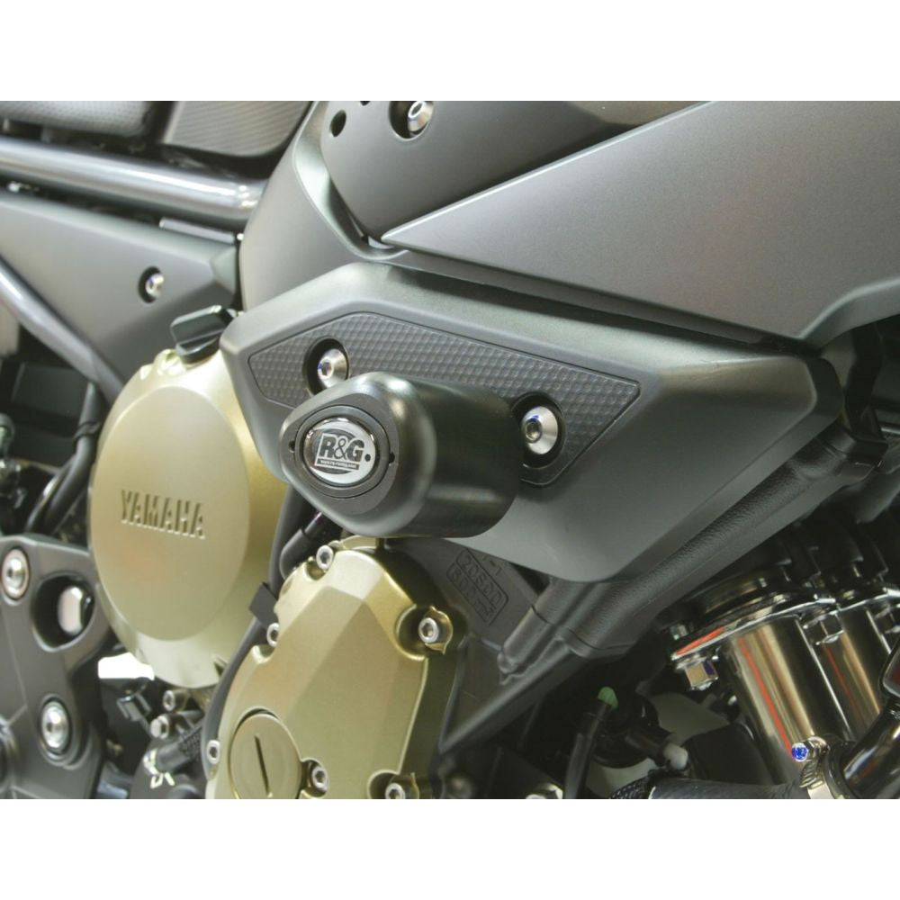 R&G Racing Black Aero Style Crash Protection Bobbins For 2015-2016 Yamaha Diversion XJ6 S