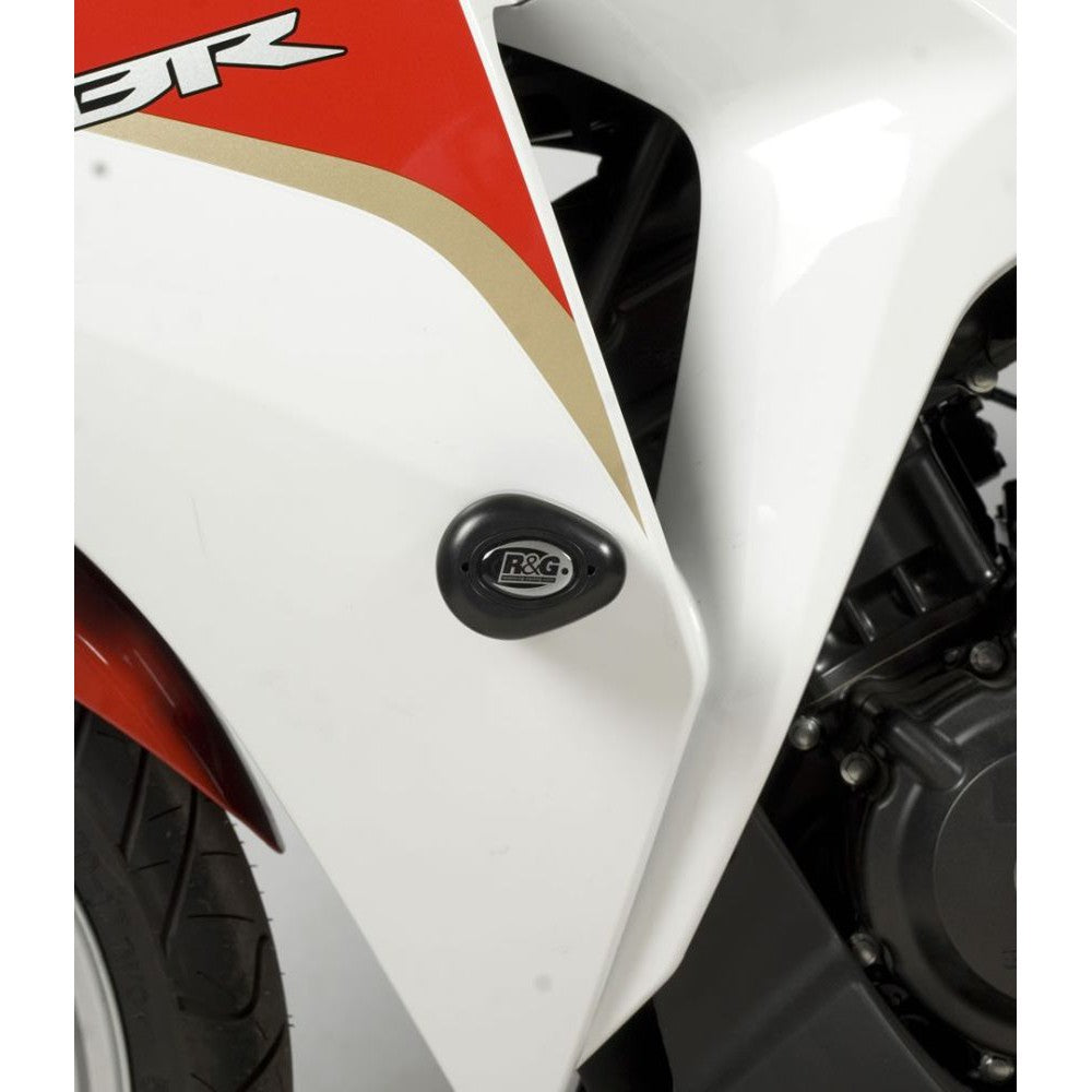 R&G Racing White Aero Style Crash Protectors For 2013-2015 Honda CB250 Hornet