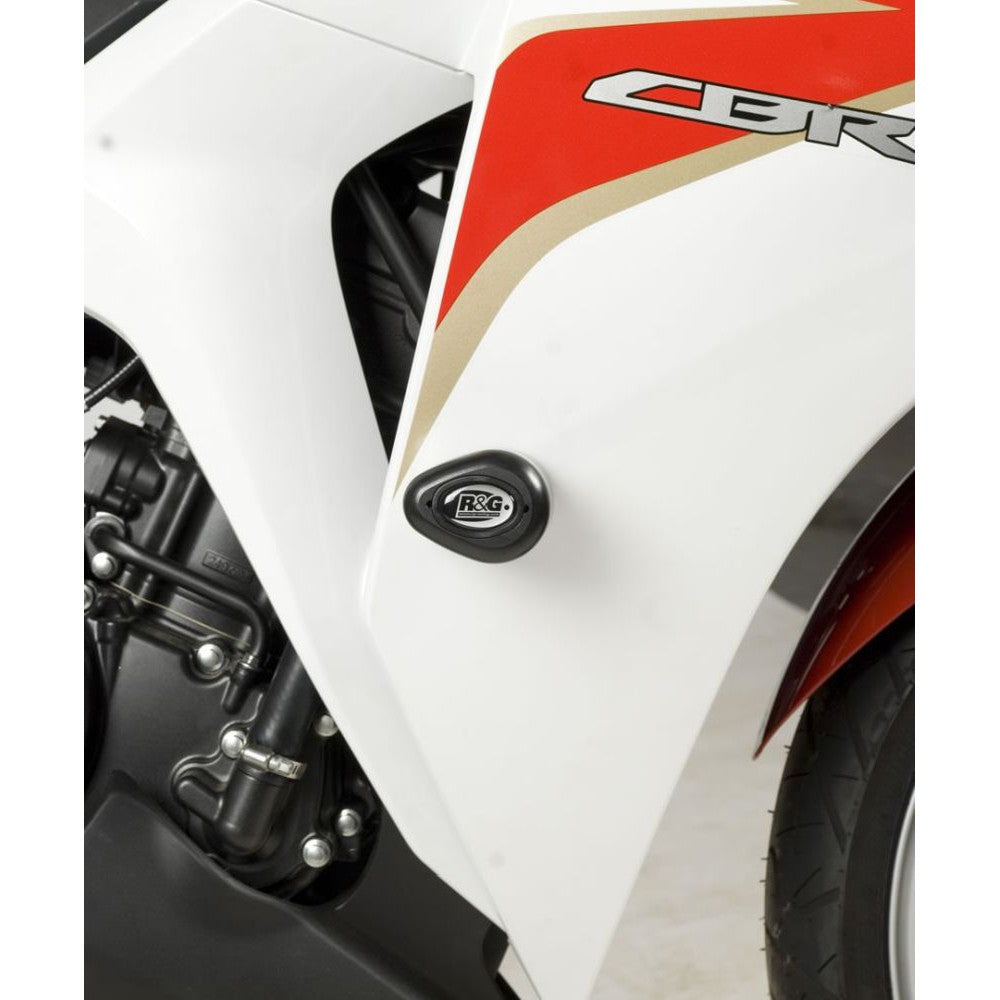 R&G Racing White Aero Style Crash Protectors For 2013-2015 Honda CB250 Hornet