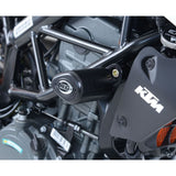 R&G Racing Black Aero Style Crash Protectors For 2020-2021 KTM 125 Duke