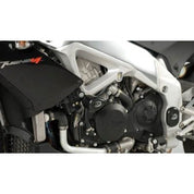 R&G Racing White Aero Style Crash Protection Bobbins For 2015-2020 Aprilia Tuono V4 1100 ABS