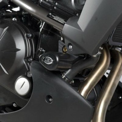 R&G Racing Black Aero Style Crash Protection Bobbins For 2010-2014 Kawasaki Versys 650 KLE650C
