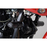 Protectores anticolisión estilo aerodinámico negros R&G Racing para Honda CB250 Hornet (2001-2016)