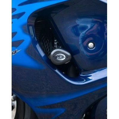 R&G Racing Black Aero Style Crash Protection Bobbins Non Drill For 2008-2020 Suzuki Hayabusa 1340