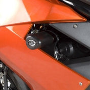 R&G Racing Black Aero Style Crash Protectors For 2009-2010 Kawasaki ER-6N