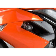 R&G Racing Black Aero Style Crash Protectors For 2009-2010 Kawasaki ER-6N