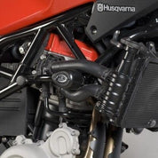 R&G Racing Black Aero Style Crash Protectors For 2012-2024 Husqvarna Nuda 900R