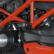 R&G Racing Black Aero Style Crash Protectors For 2012-2015 Ducati Streetfighter 848