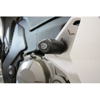 R&G Racing Black Aero Style Crash Protectors For 2010-2016 Honda VFR1200F ABS