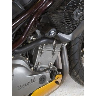 R&G Racing Black Aero Style Benelli Cafe Racer Crash Protectors For 2005-2009 Benelli Caf Racer 1130