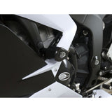 R&G Racing White Aero Style Crash Protection Bobbins For 2015-2018 Kawasaki Ninja ZX6R ZX636