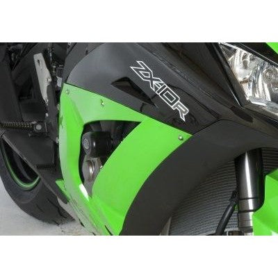 R&G Racing Black Aero Style Crash Protection Bobbins For 2015-2019 Kawasaki Ninja ZX10R ZX1000