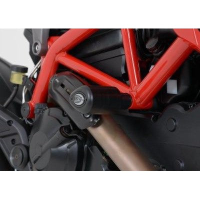 R&G Racing Black Aero Style Crash Protection Bobbins For 2013-2014 Ducati Hypermotard 821