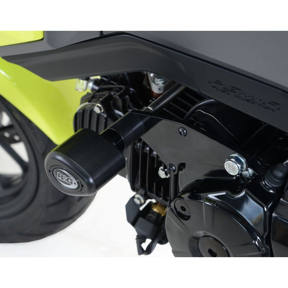 R&G Racing Black Aero Style Crash Protection Bobbins For 2014-2015 Honda Grom 125
