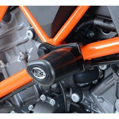 R&G Racing Black Aero Style Crash Protectors For 2014-2019 KTM 1290 Super Duke R