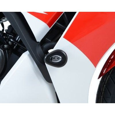 R&G Racing Black Aero Style Crash Protectors For 2015-2020 Honda CBR300R