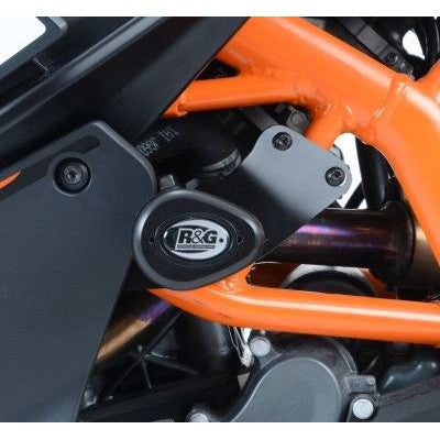 R&G Racing Black Aero Style Crash Protectors For 2014-2021 KTM 390 RC