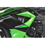 R&G Racing Black Aero Style Crash Protectors For 2019-2024 Kawasaki Ninja 125