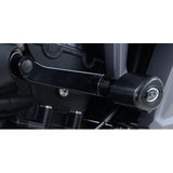 Protectores anticolisión R&G Racing negros estilo aerodinámico para Triumph Tiger 800 XCA 2018-2020