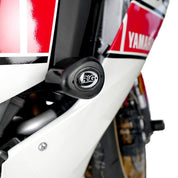 R&G Racing White Aero Style Crash Protectors For 2015-2024 Yamaha YZF R1