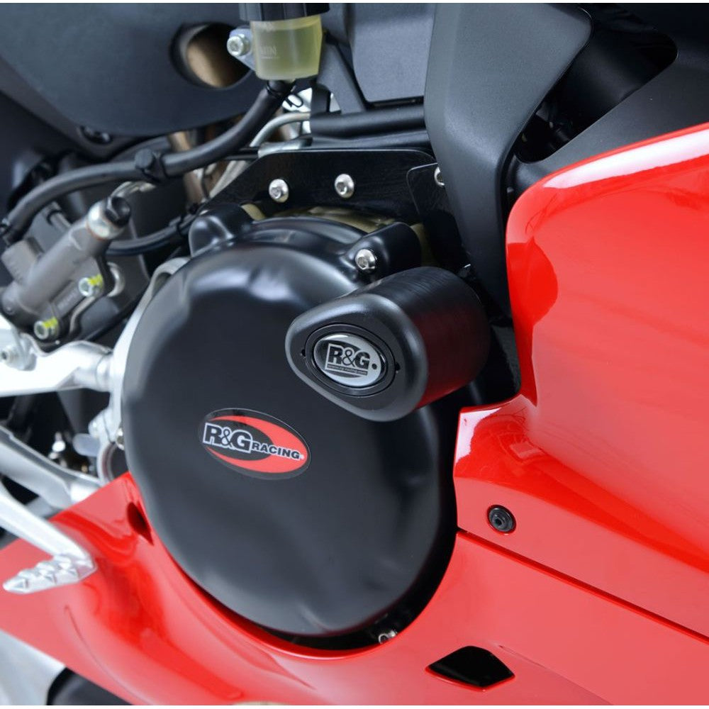 R&G Racing Black Aero Style Crash Protection Bobbins For 2012-2015 Ducati 1199 Panigale